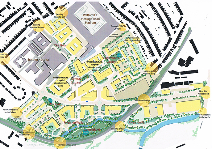 Watford health campus plans unveiled