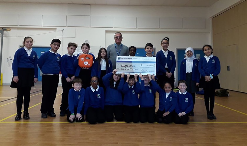 GENEROUS DONATION: Heart saving Watford charity receives large donation from Stanmore school