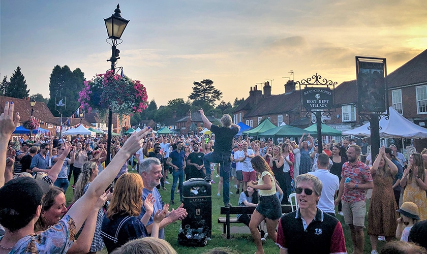 FUN DAY: Chalfont St Giles residents enjoy street party event 