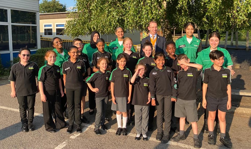 LITTLE LIFE-SAVERS: Watford mayor recognises achievements of young Bushey first aiders
