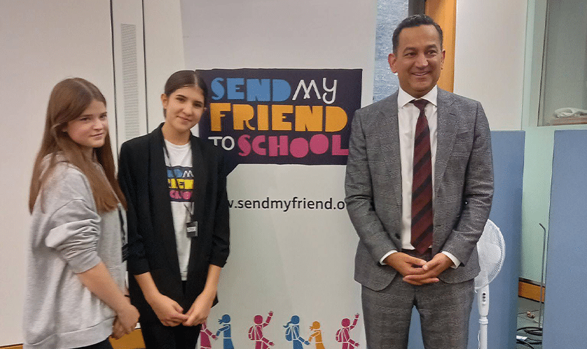SUPER STUDENTS: Croxley students head to Parliament for education campaign