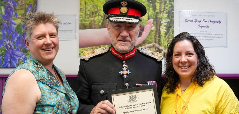 DIVERSITY HEROES: Croxley school receives award for work with music charity