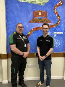 Rob and Josh, who delivered the training